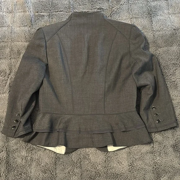 White House Black Market gray blazer - Picture 6 of 10